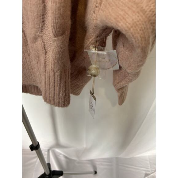 Lucca Women’s Button Up Sweater Peach/pink Size L - New With Tags. NWT - Picture 6 of 11